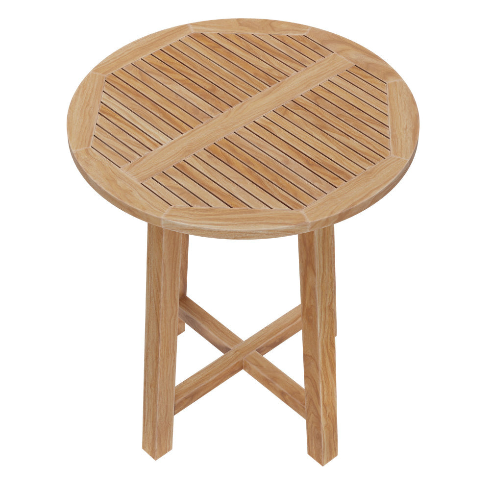 Wellspring 36’’ Outdoor Patio Teak Wood Bar Table by Modway MDY-EEI-7127-NAT