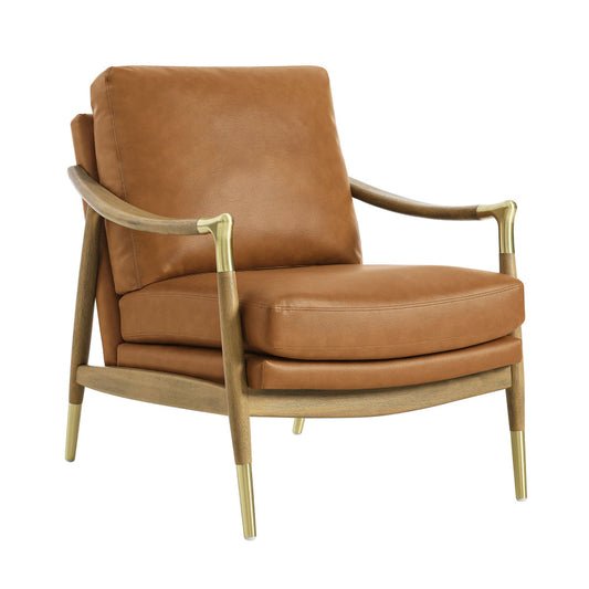 Langford Vegan Leather Accent Armchair by Modway