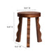 Sorrel Carved Wood Stool by Modway MDY-EEI-7140-WAL