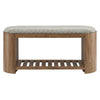 Modway Ashby 45’’ Geometric Upholstered Bench Natural Geometric MDY-EEI-7142-NAT-GEO