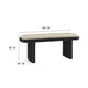 Iver 43’’ Upholstered Wood Accent Bench by Modway MDY-EEI-7143-BLK-FLX