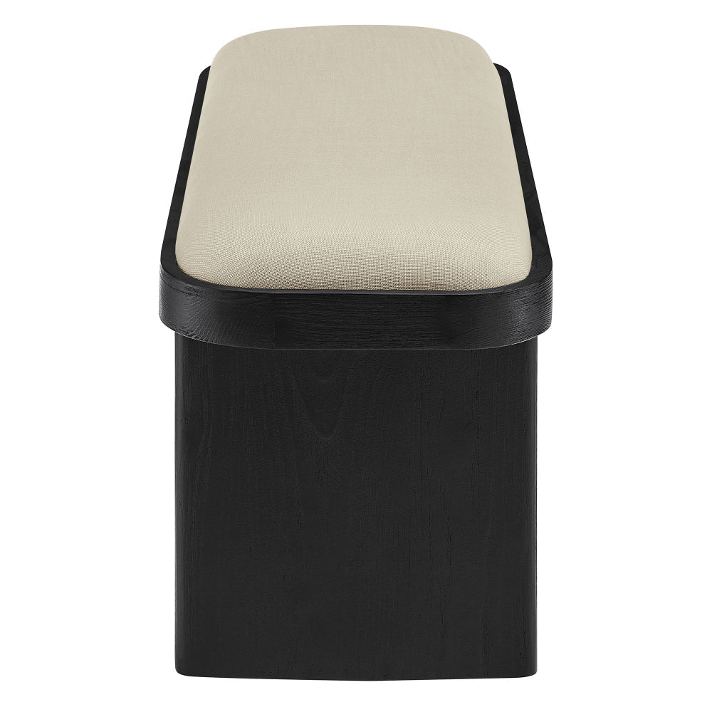 Iver 43’’ Upholstered Wood Accent Bench by Modway MDY-EEI-7143-BLK-FLX