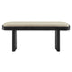 Iver 43’’ Upholstered Wood Accent Bench by Modway MDY-EEI-7143-BLK-FLX