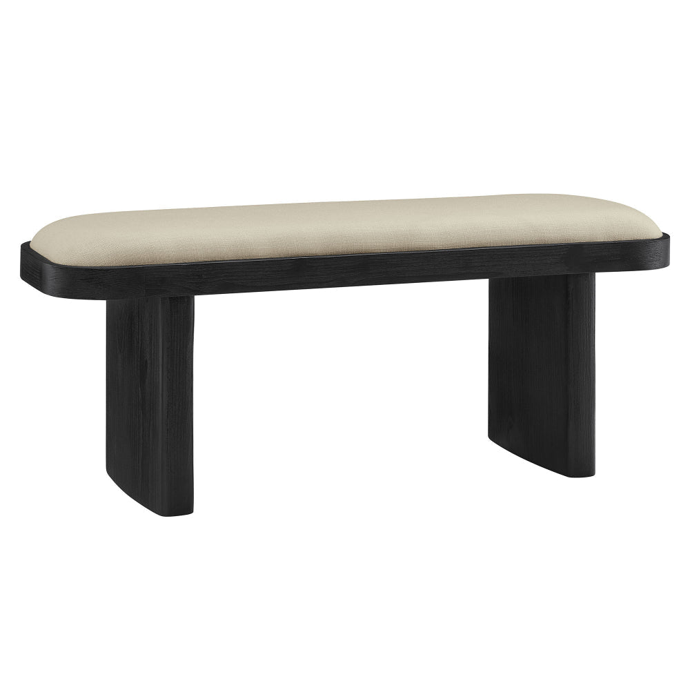 Iver 43" Upholstered Wood Accent Bench by Modway