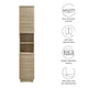 Render Tall Narrow Faux Travertine Linen Storage Cabinet by Modway MDY-EEI-7178-TRA
