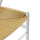 Modway Amish Wood Rope Dining Room Chair in White - 29 Inch Tall Solid Elm Wood Accent Armchair - Mid Century Modern Open Back Kitchen