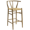 Amish Wood Bar Stool by Modway
