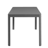 Modway Tahoe Outdoor Patio Aluminum Extendable Dining Table Gray MDY-EEI-7236-GRY