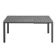 Modway Tahoe Outdoor Patio Aluminum Extendable Dining Table Gray MDY-EEI-7236-GRY