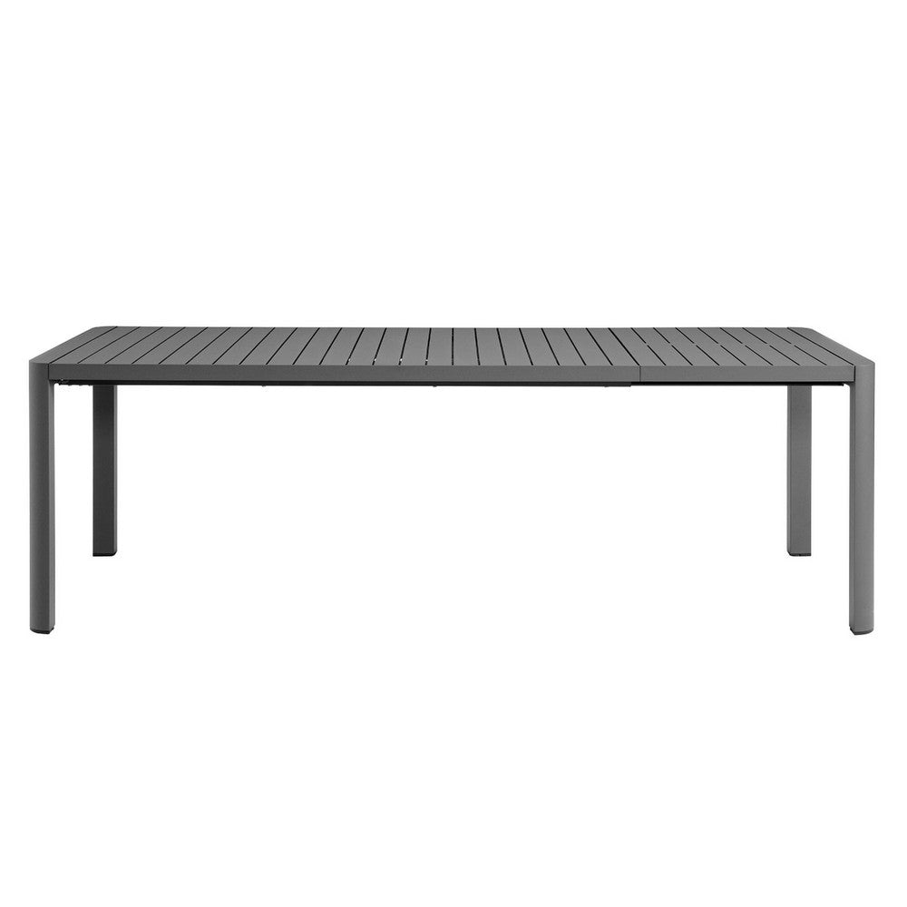 Modway Tahoe Outdoor Patio Aluminum Extendable Dining Table Gray MDY-EEI-7236-GRY