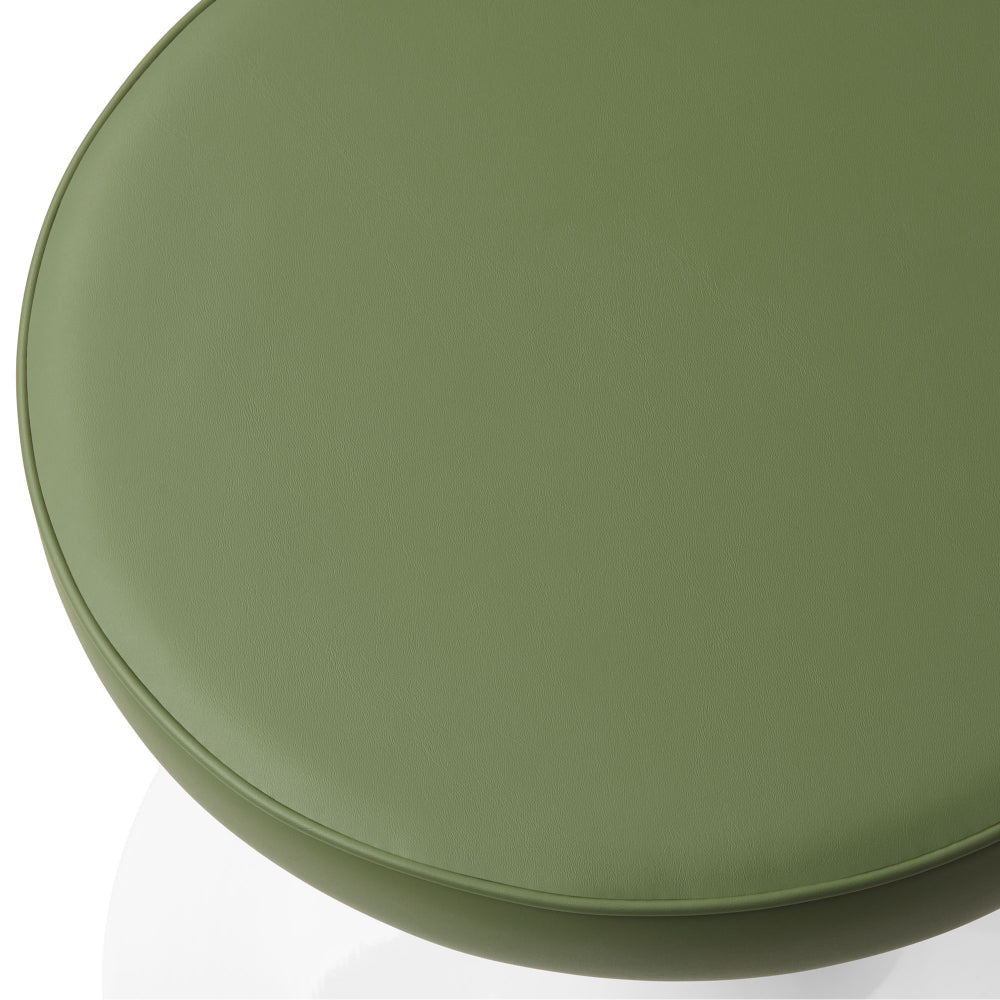 Lippa Vegan Leather Round Stool by Modway