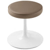 Modway Lippa 18 Inch Faux Leather Stool in Mushroom Brown