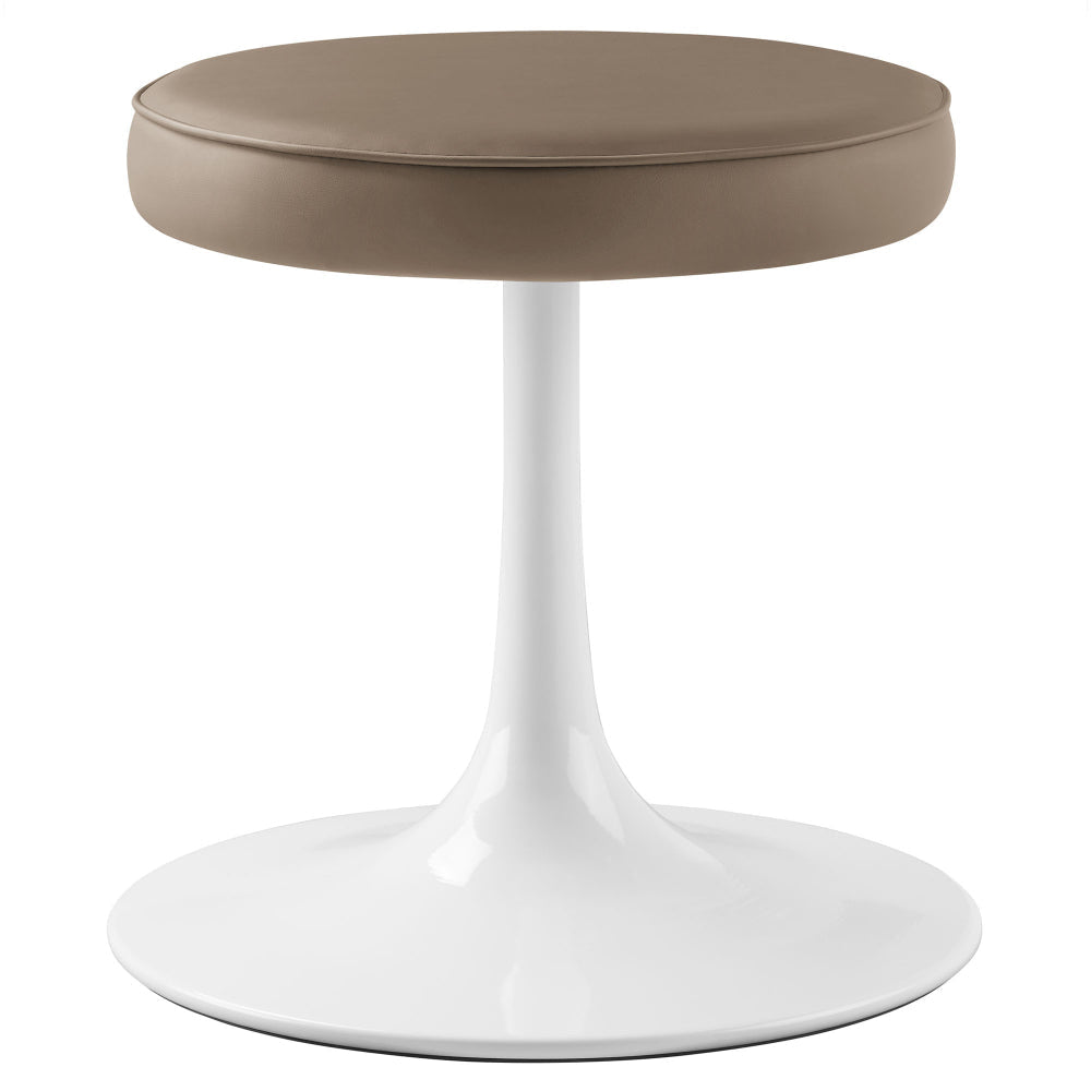 Lippa Vegan Leather Round Stool by Modway
