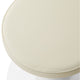 Modway Lippa 18 Inch Faux Leather Stool in Stone
