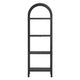 Modway Vexley 72 Inch Tall Narrow Arched Bookshelf Black MDY-EEI-7316-BLK
