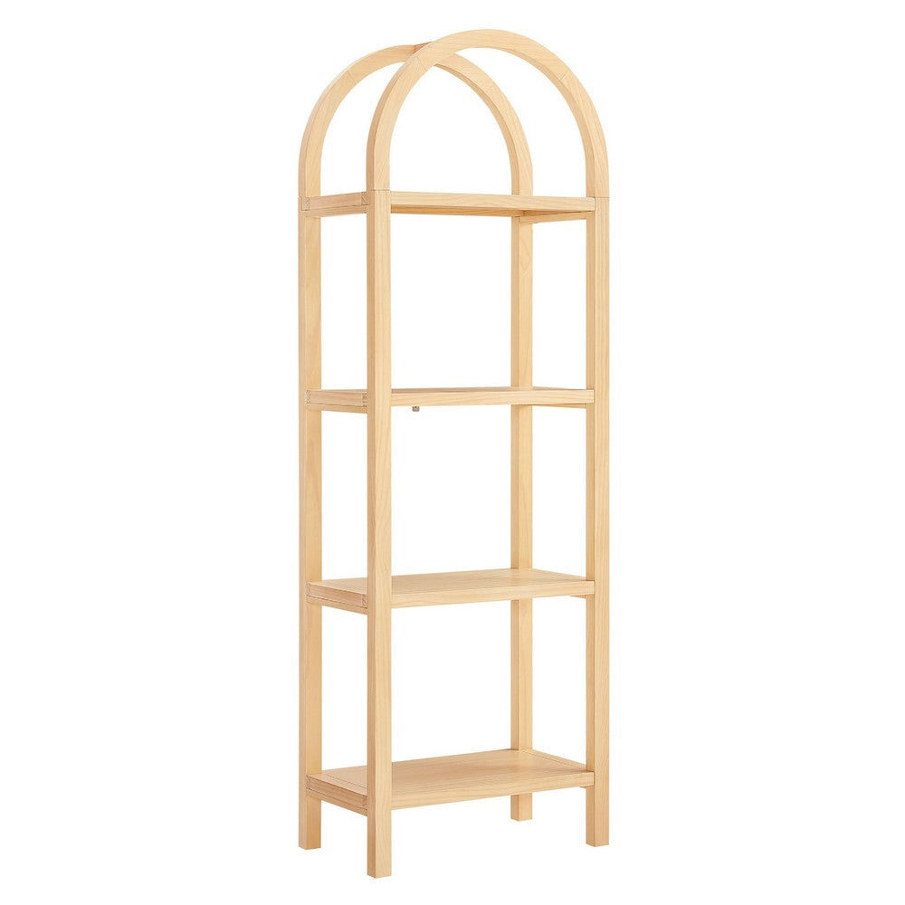 Vexley 72 Inch Tall Narrow Arched Bookshelf by Modway