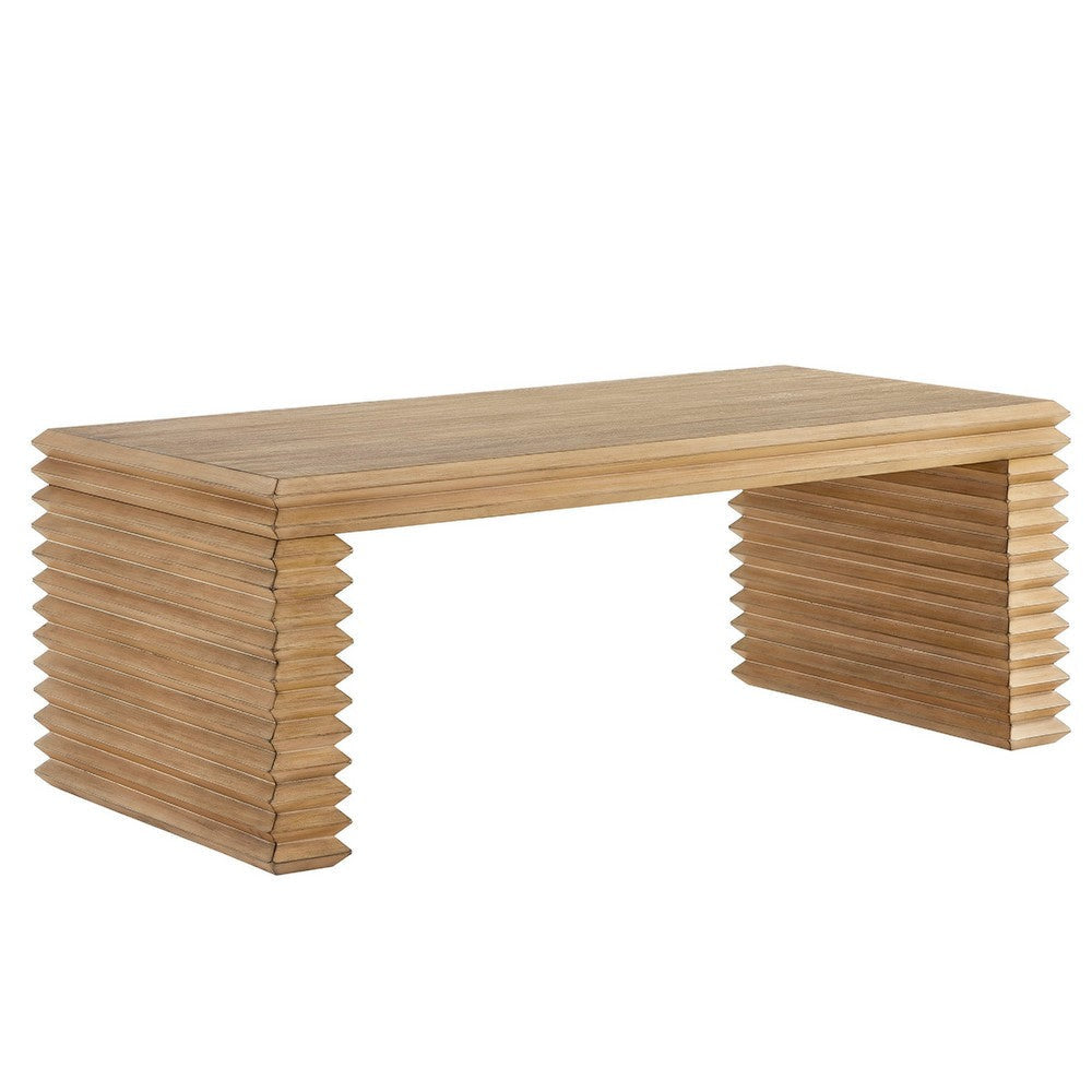 Canto Rectangular Stacked Design Coffee Table by Modway