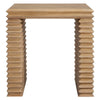 Modway Canto Square 24’’ Stacked Design End Table Weathered Oak MDY-EEI-7349-WOA
