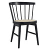 Modway Lykke Curved Spindle Back Dining Chairs Set of 2 Black MDY-EEI-7350-BLK