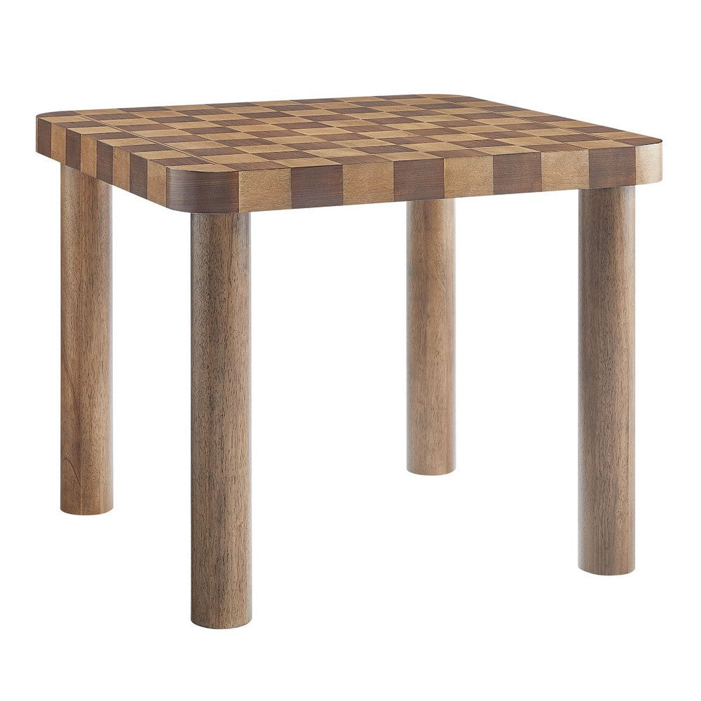Oscar 36 Inch Square Checkered Dining Table by Modway