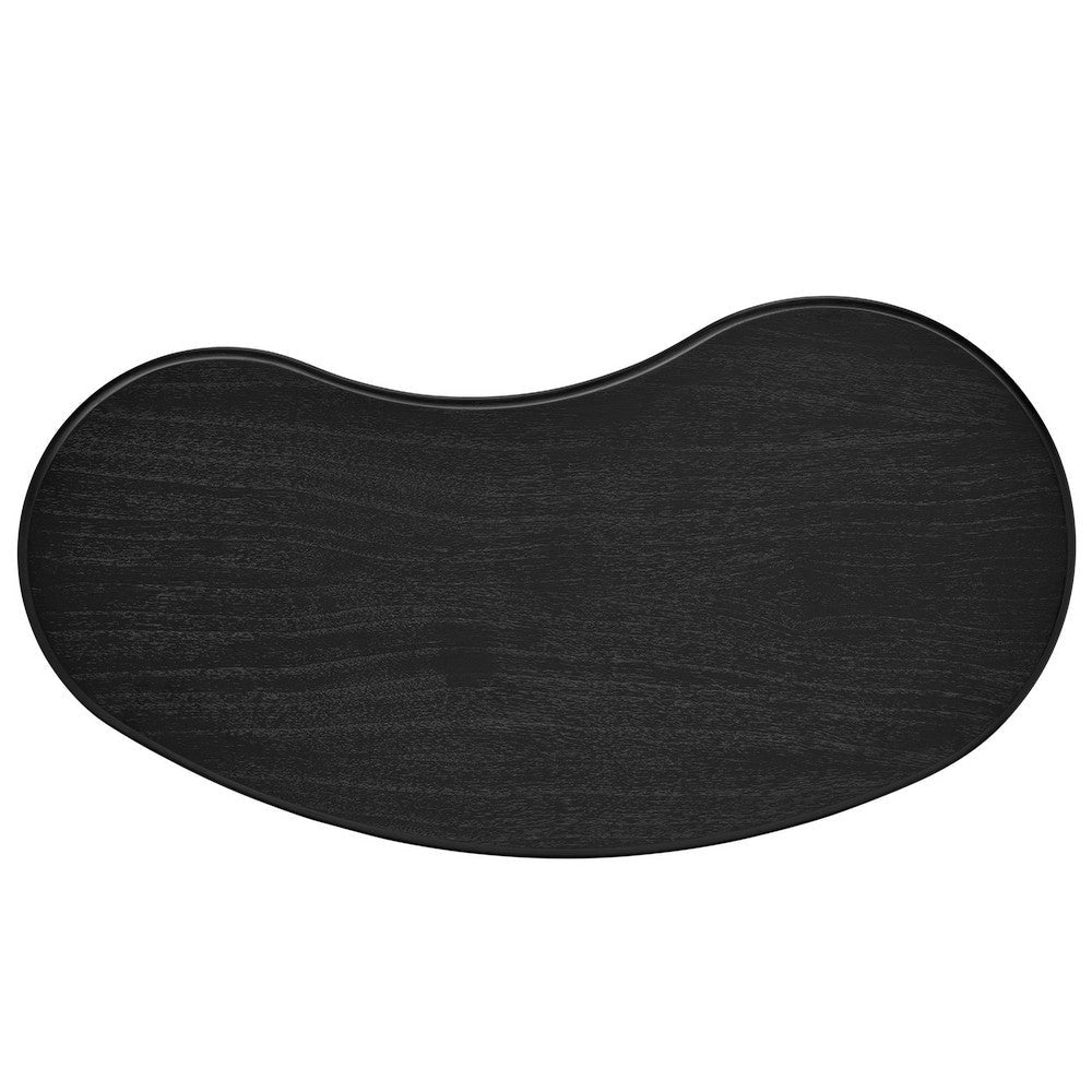 Modway Vetra Kidney-Shaped Free Coffee Table Black MDY-EEI-7437-BLK
