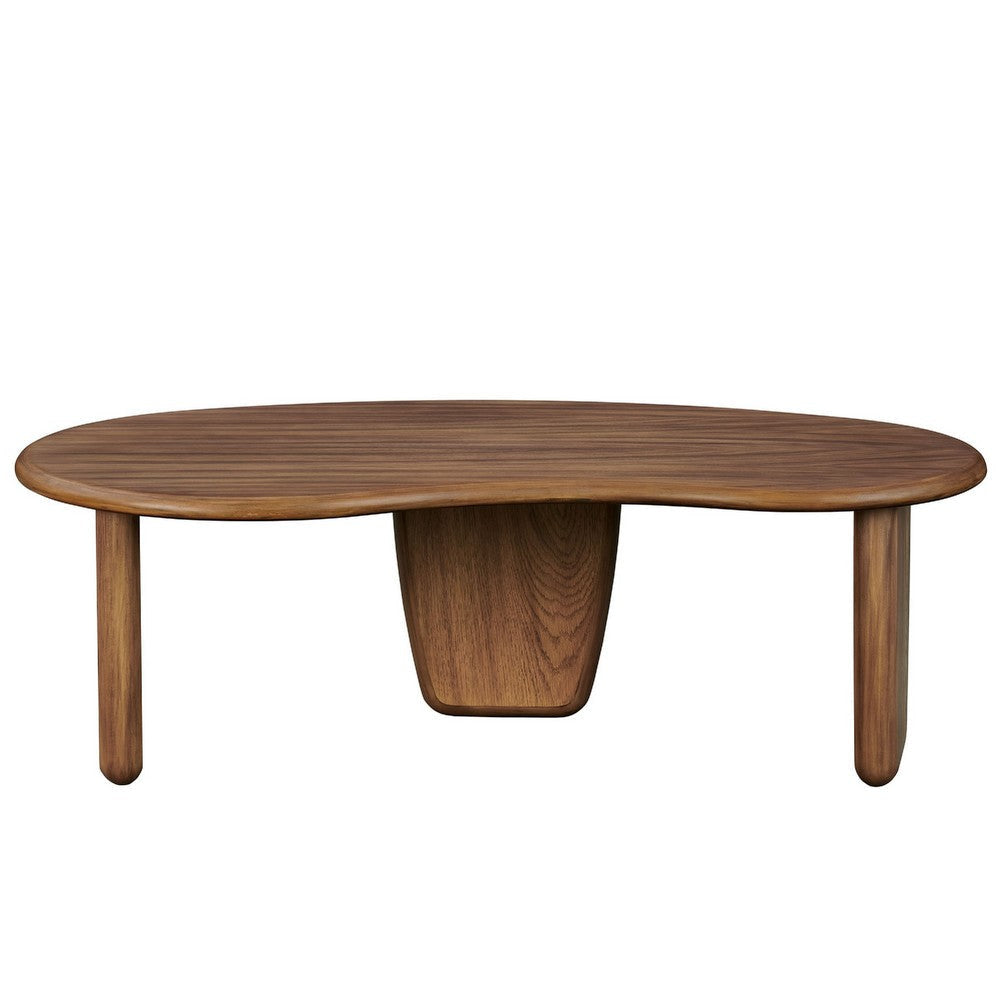 Modway Vetra Kidney-Shaped Free Coffee Table Black MDY-EEI-7437-BLK