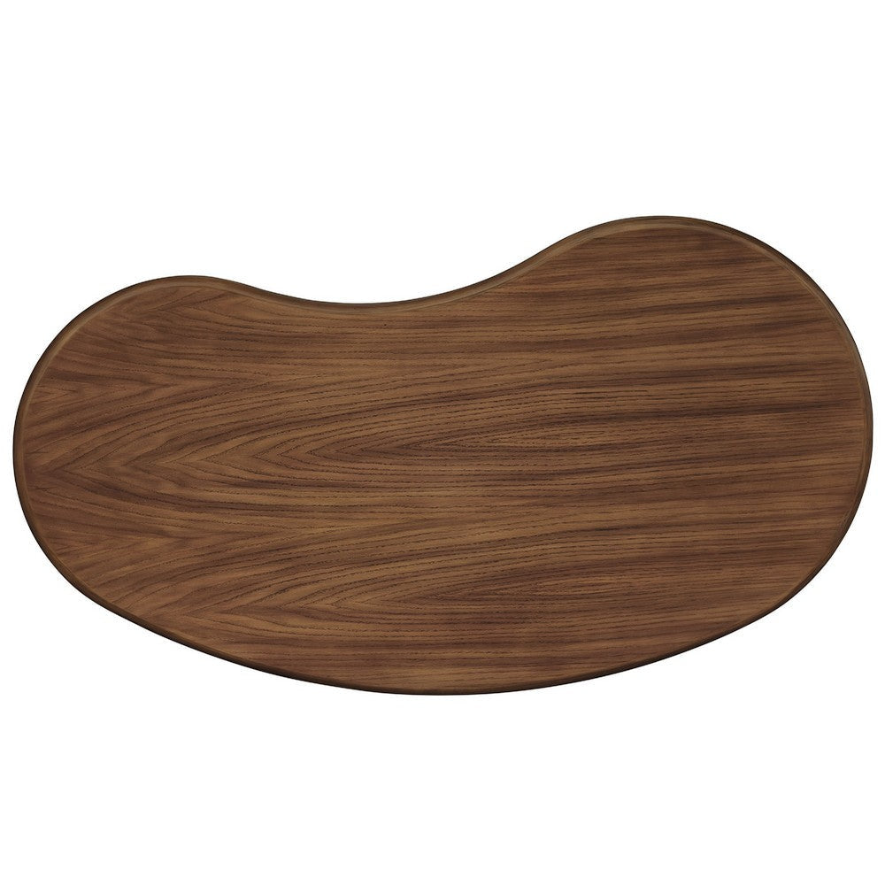 Modway Vetra Kidney-Shaped Free Coffee Table Black MDY-EEI-7437-BLK