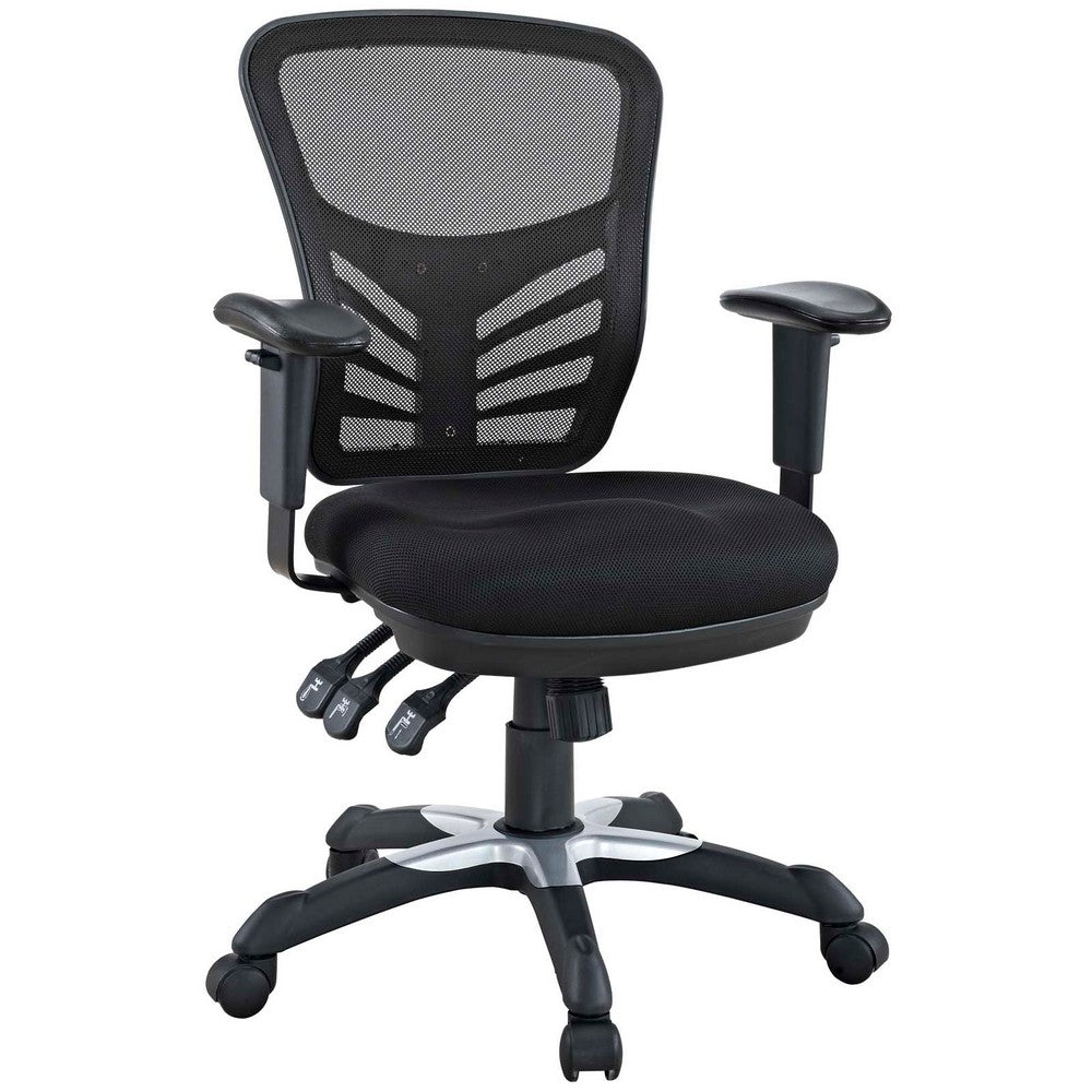 Black Articulate Mesh Office Chair - No Shipping Charges