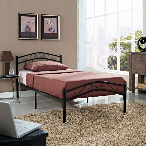 Townhouse Twin Bed by Modway| Black