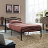 Townhouse Twin Bed by Modway| Black