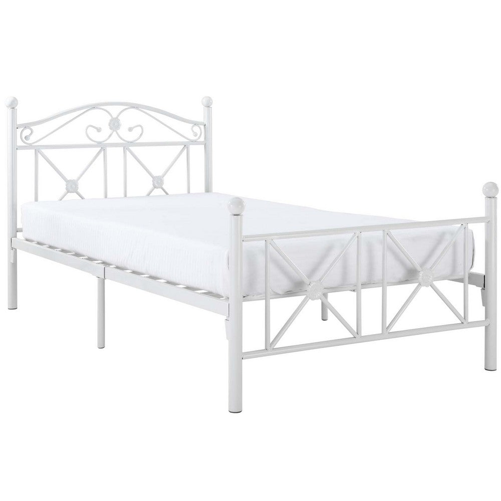 Cottage Twin Bed by Modway| White