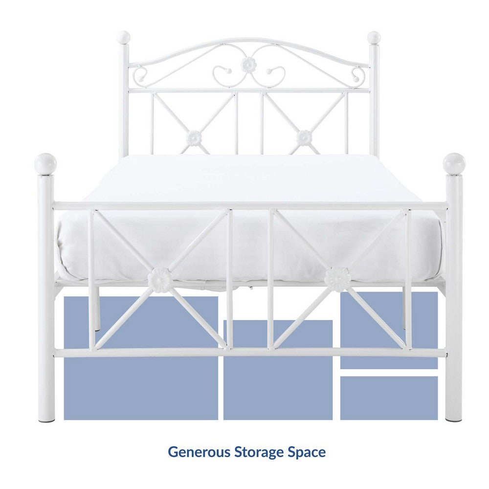 Cottage Twin Bed by Modway| White
