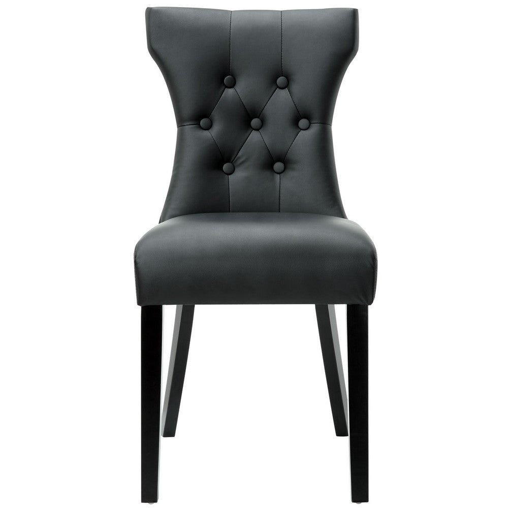Silhouette Dining Vinyl Side Chair - No Shipping Charges