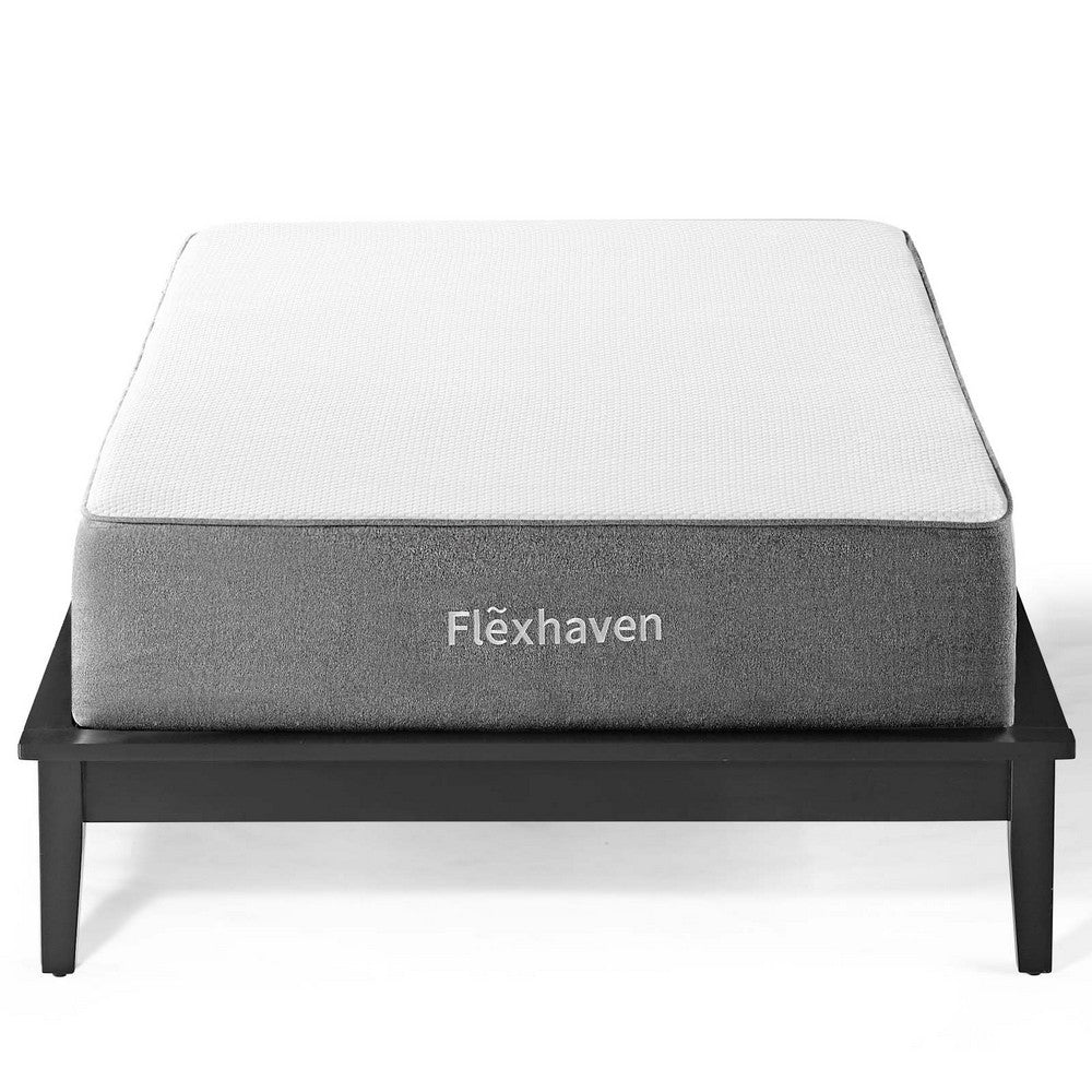 Flexhaven 10" Twin Memory Mattress by Modway| White