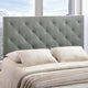 Theodore Upholstered Fabric Queen Headboard by Modway| Gray