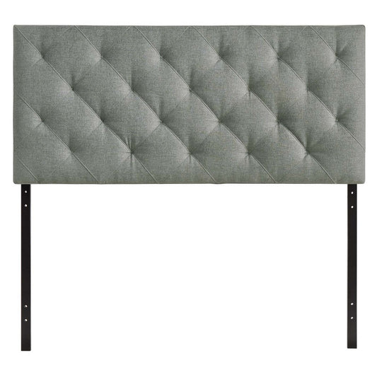 Theodore Upholstered Fabric Queen Headboard by Modway| Gray