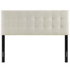 Ivory Lily King Fabric Headboard - No Shipping Charges