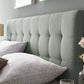 Modway Lily Tufted Linen Fabric Upholstered Full Headboard in Gray MDY-MOD-5146-GRY