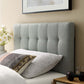 Gray Lily Twin Fabric Headboard  - No Shipping Charges