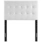 White Lily Twin Vinyl Headboard  - No Shipping Charges