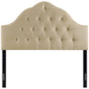 Sovereign Upholstered Fabric Queen Headboard by Modway| Brown
