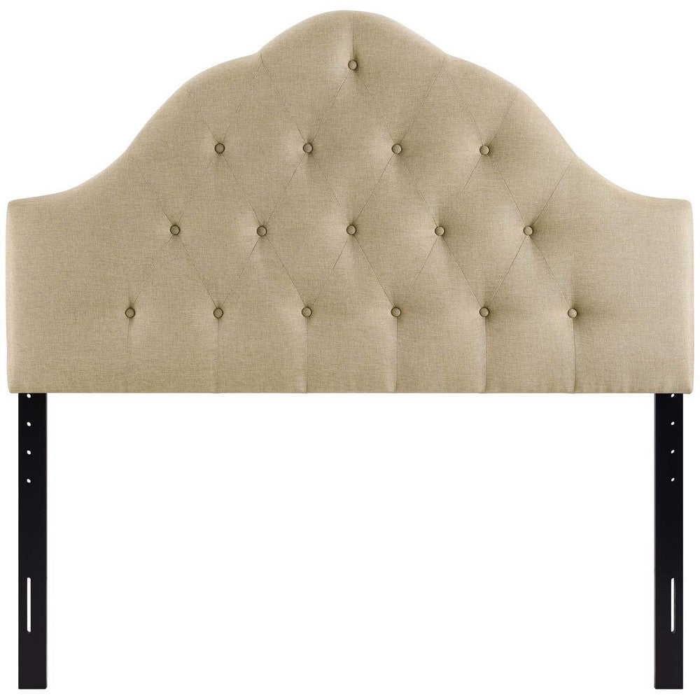 Sovereign Upholstered Fabric Queen Headboard by Modway| Brown