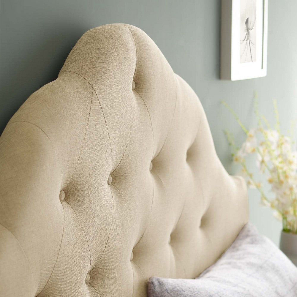 Sovereign Upholstered Fabric Queen Headboard by Modway| Brown