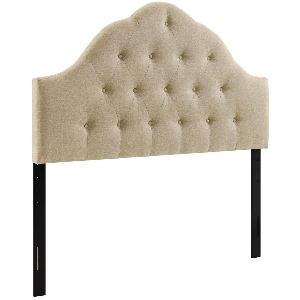 Sovereign Upholstered Fabric Queen Headboard by Modway| Brown