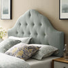 Sovereign Upholstered Fabric Queen Headboard by Modway| Gray