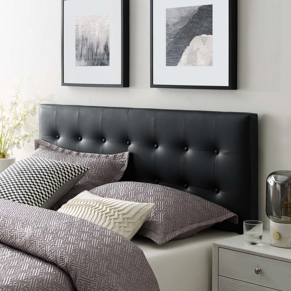 Emily Queen Vinyl Headboard  - No Shipping Charges