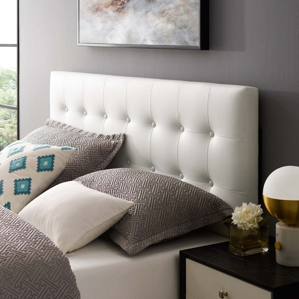 Emily Full Vinyl Headboard - No Shipping Charges