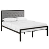 Mia Fabric Full Bed by Modway| Gray
