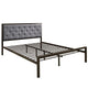 Mia Fabric Queen Bed by Modway| Gray