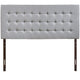 Tinble Upholstered Fabric Queen Headboard by Modway| Gray
